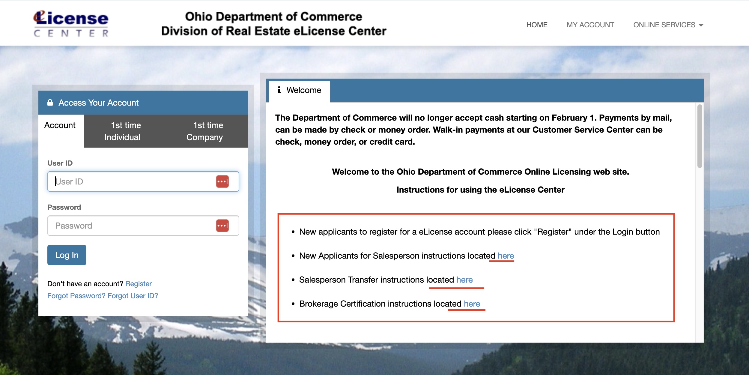 Ohio Real Estate License Transfer Process
